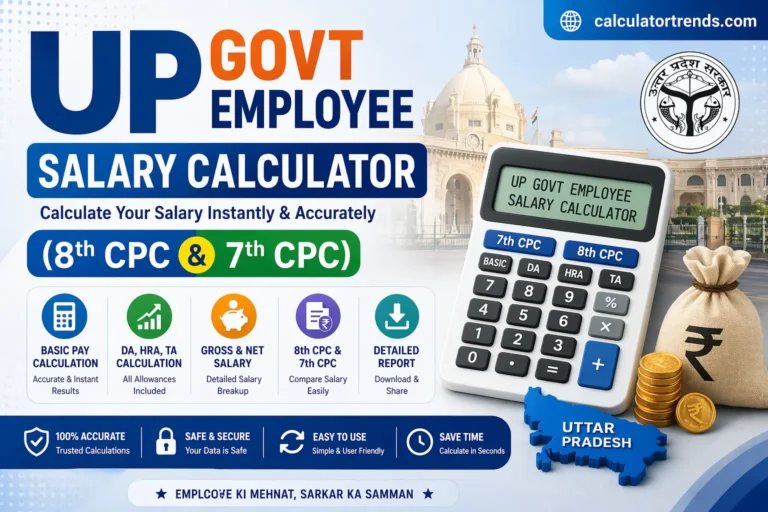 UP Govt Employee Salary Calculator